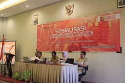 Socialization activities for 2016 Economic Census by BPS Demak