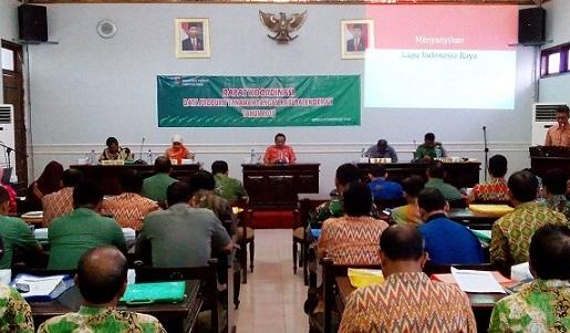 Coordination Meeting of Food Crop Production Data, Demak Regency 2015