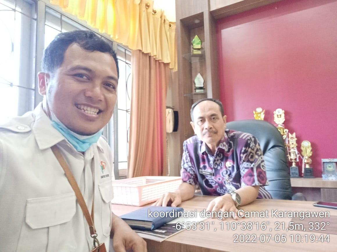 Koordinasi dengan Kecamatan Karangawen terkat SP2020 Lanjutan