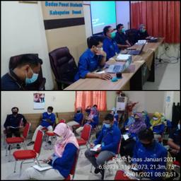 Rapat Dinas BPS Kab. Demak Bulan Januari 2021