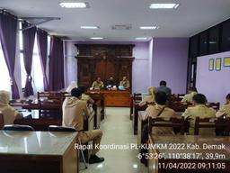 Koordinasi PL KUMKM 2022 di Kabupaten Demak