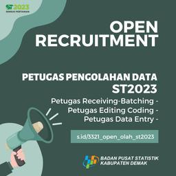 Pengumuman Rekrutmen Petugas Pengolahan ST2023