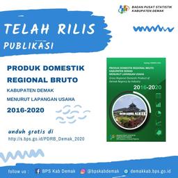 Rilis Publikasi PDRB Lapangan Usaha 2016-2020