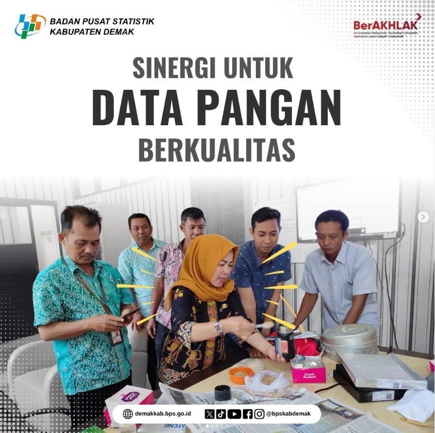 Sinergitas untuk data pangan berkualitas